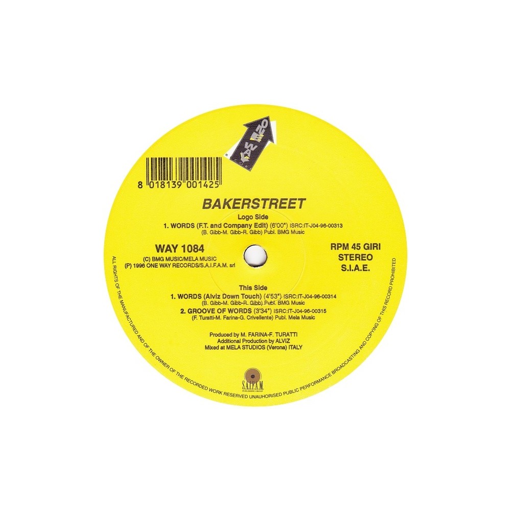 Bakerstreet ‎– Words 