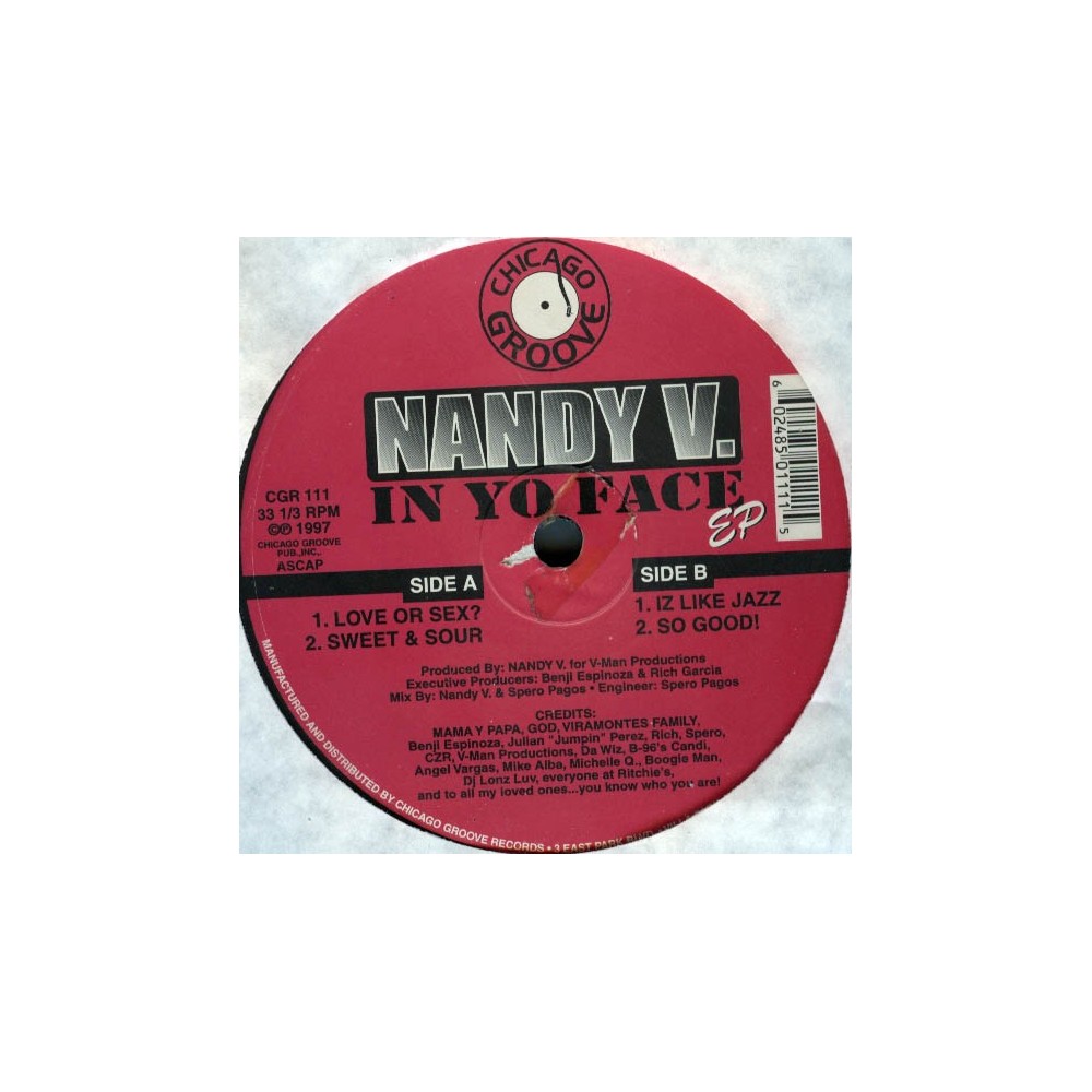 Nandy V ‎– In Yo Face EP (ROLLAZO¡¡)