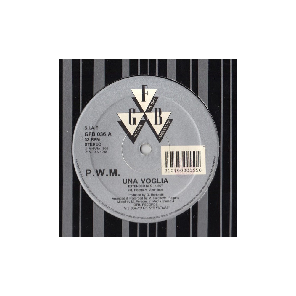 PWM ‎– Una Voglia 