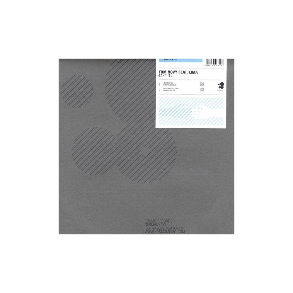 Tom Novy ‎– Take It (CANTADO ROLLAZO¡)
