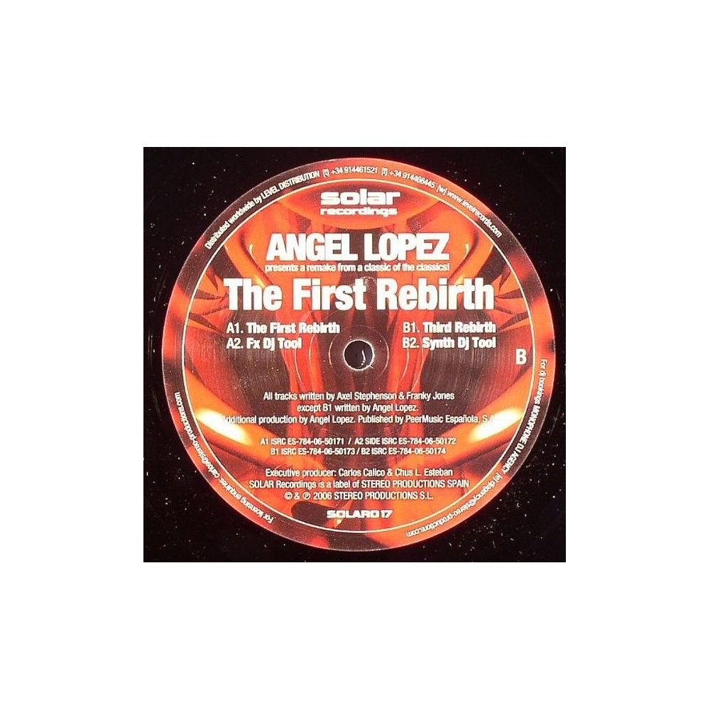 Angel Lopez ‎– The First Rebirth (REMIX TECH-HOUSE¡)