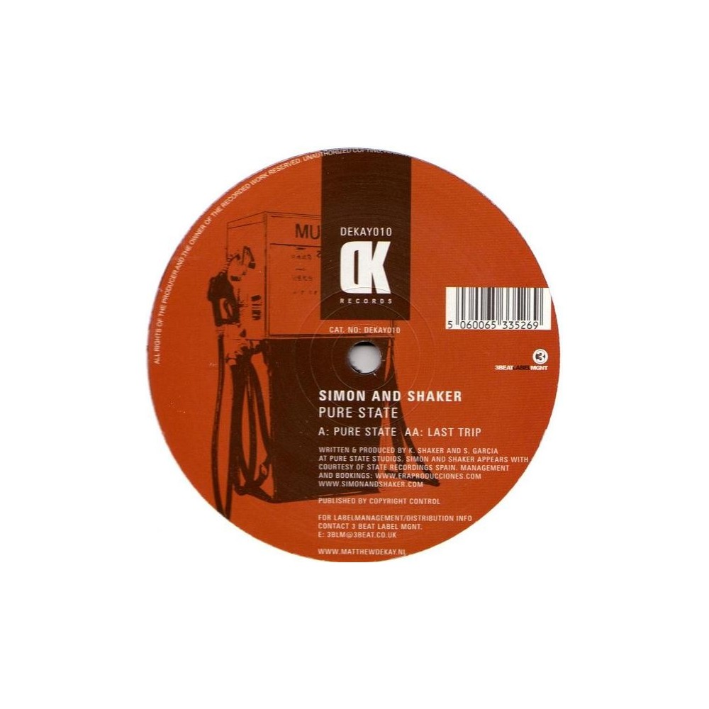 Simon & Shaker ‎– Pure State 