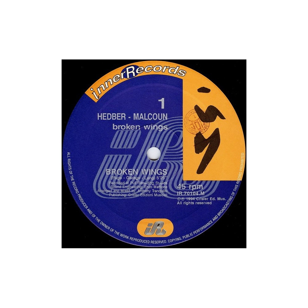 Hedber - Malcoun ‎– Broken Wings / Night Games 