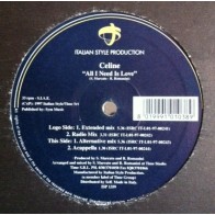 Celine  ‎– All I Need Is Love (TEMAZO¡¡)