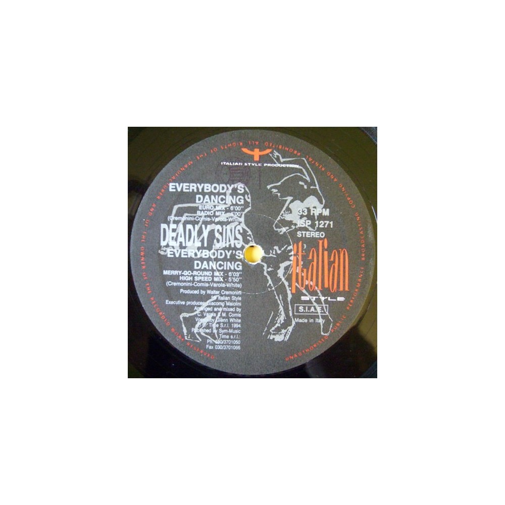Deadly Sins ‎– Everybody's Dancing