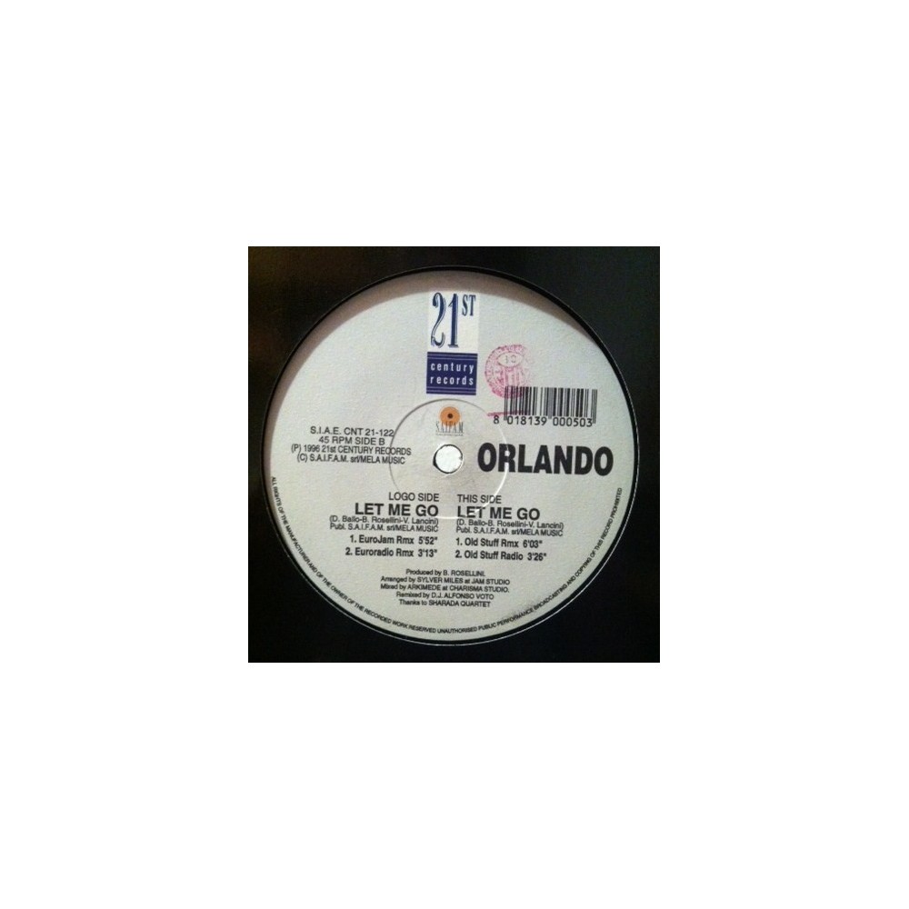 Orlando  ‎– Let Me Go (IMPORT)