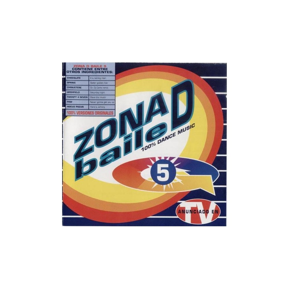  Zona D Baile Vol. 5 (INCLUYE SPANIC,PIROPO & HOCUS POCUS¡)