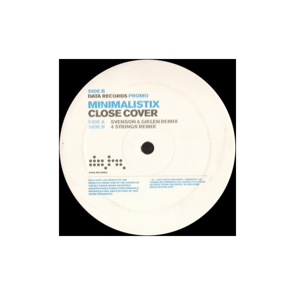 Minimalistix ‎– Close Cover (MELODIÓN¡)
