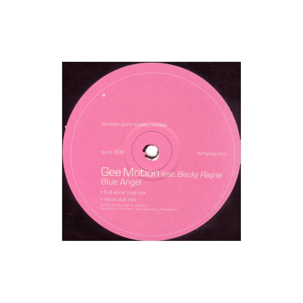 Gee Motion Feat. Becky Rayne ‎– Blue Angel 