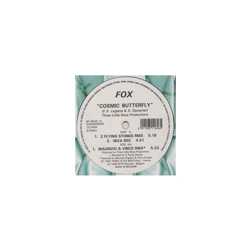  Fox ‎– Cosmic Butterfly