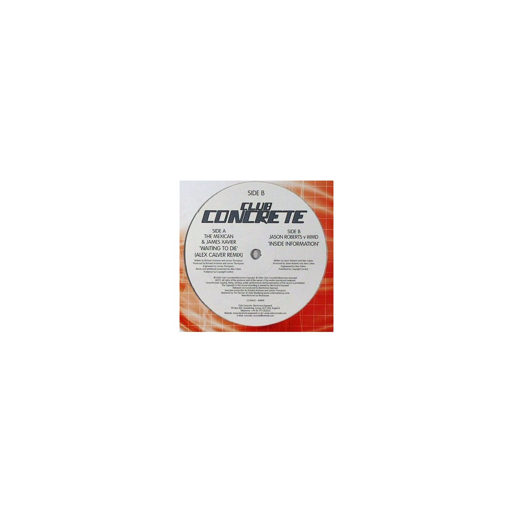 The Mexican & James Xavier  ‎– Waiting To Die / Jason Roberts Vs WMD - Inside Information 
