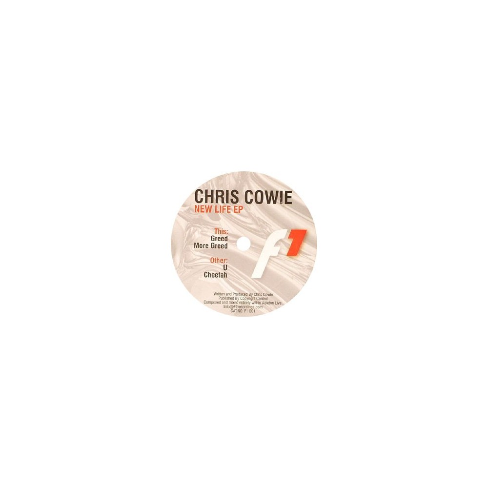 Chris Cowie ‎– New Life EP 
