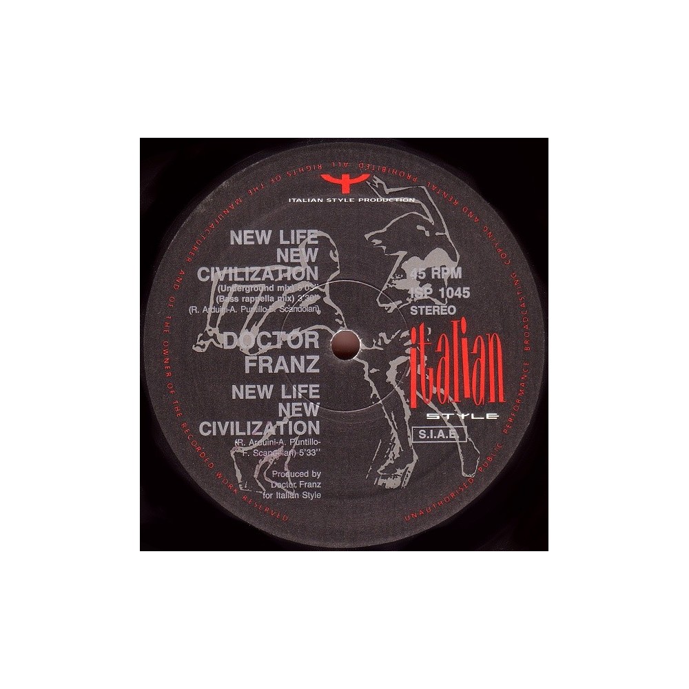 Doctor Franz ‎– New Life, New Civilization (TEMAZO TECHNO¡)