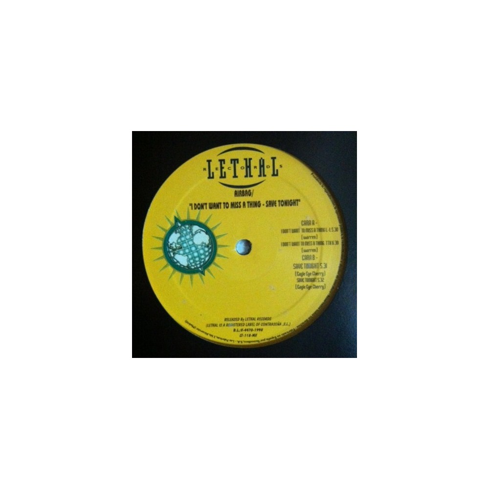 Airbag  – I Don't Want To Miss A Thing / Save Tonight (CANTADITOS DE LOS 90)