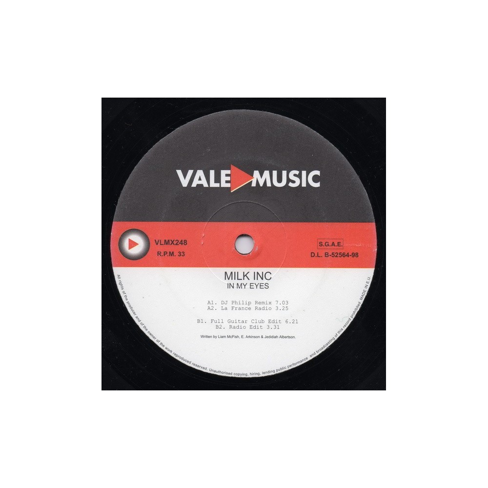 Milk Inc. – In My Eyes (ORIGINAL VALE MUSIC)