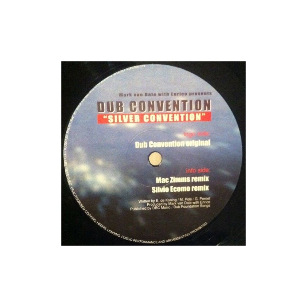 Dub Convention  ‎– Silver Convention (MAC ZIMMS)