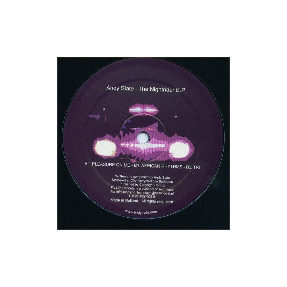 Andy Slate ‎– The Nightrider EP