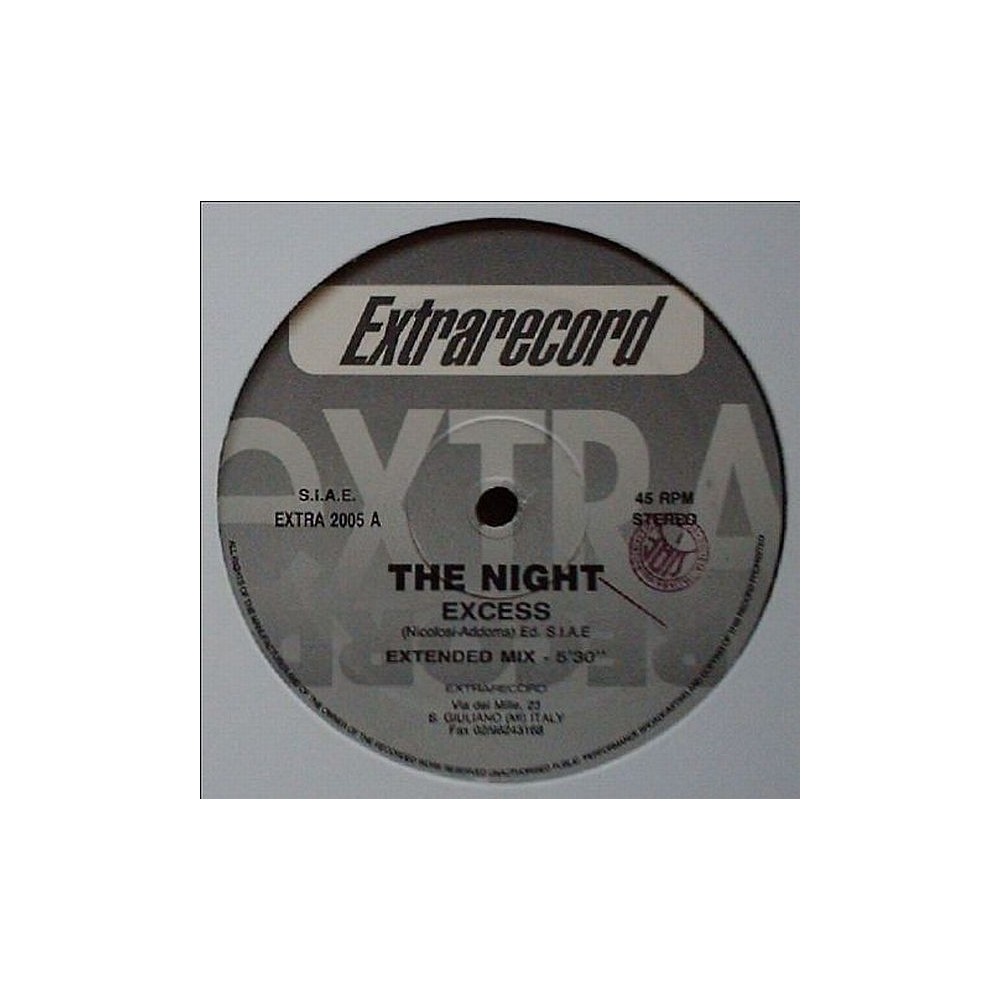 Excess ‎– The Night (IMPORT) 