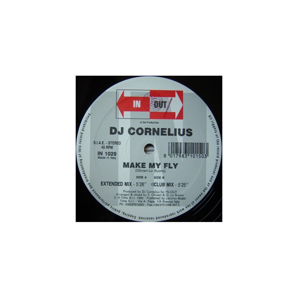 DJ Cornelius ‎– Make My Fly 