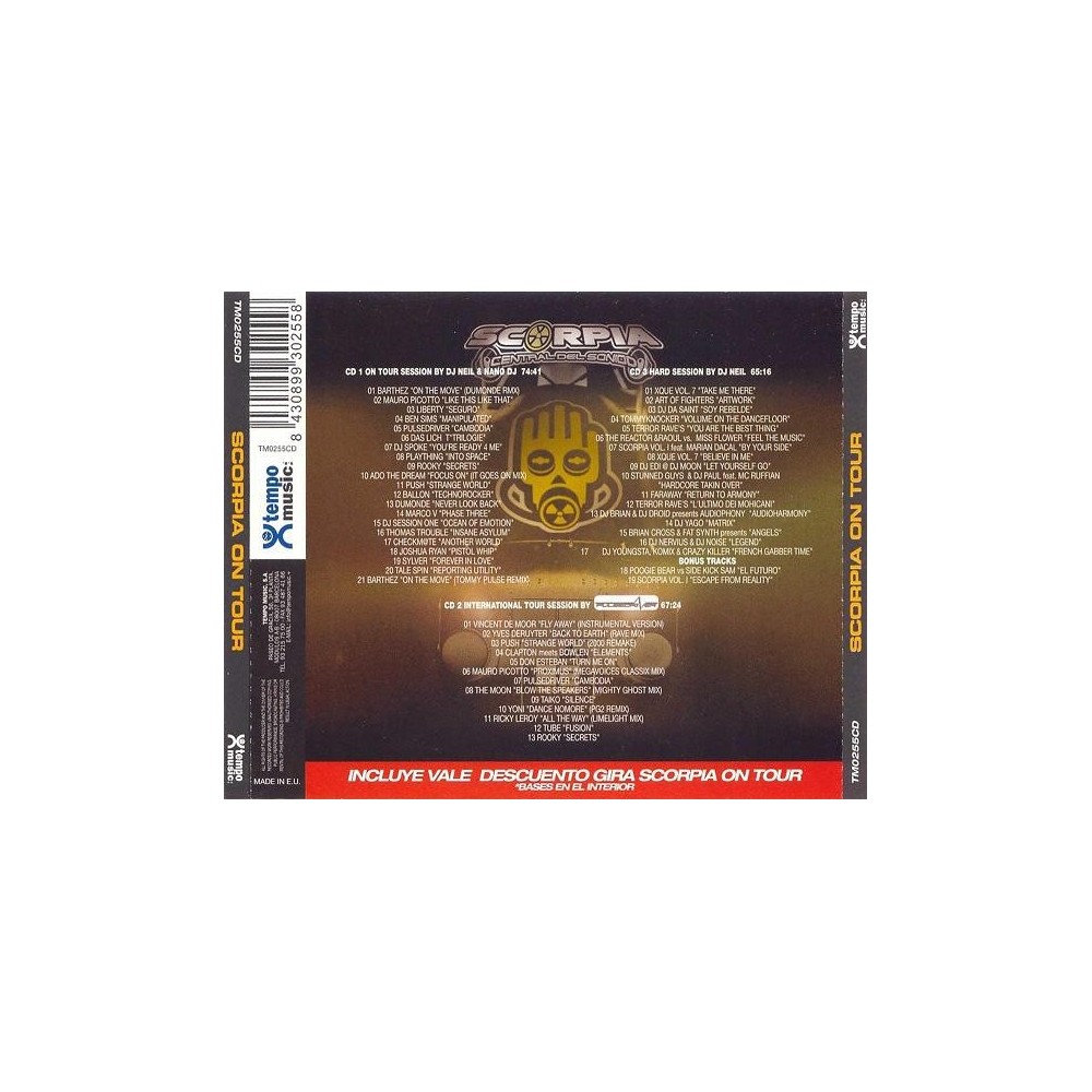  Scorpia On Tour (TRIPLE CD)