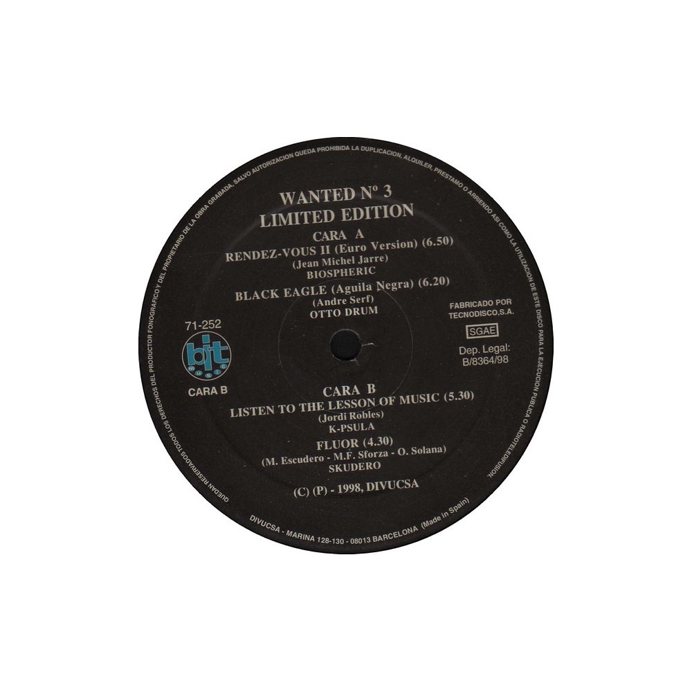  Wanted Nº 0003 (TEMAZOS MAKINA¡¡)