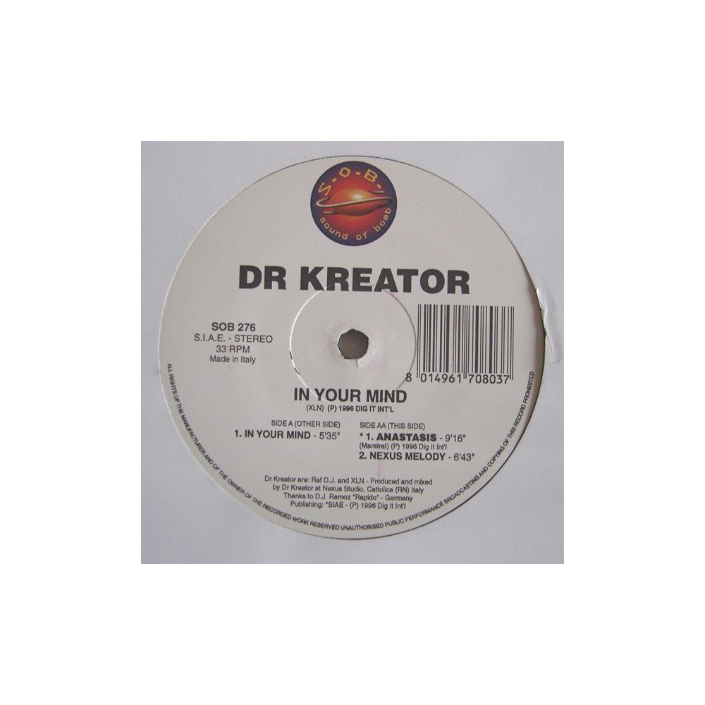 Dr Kreator  - In Your Mind 