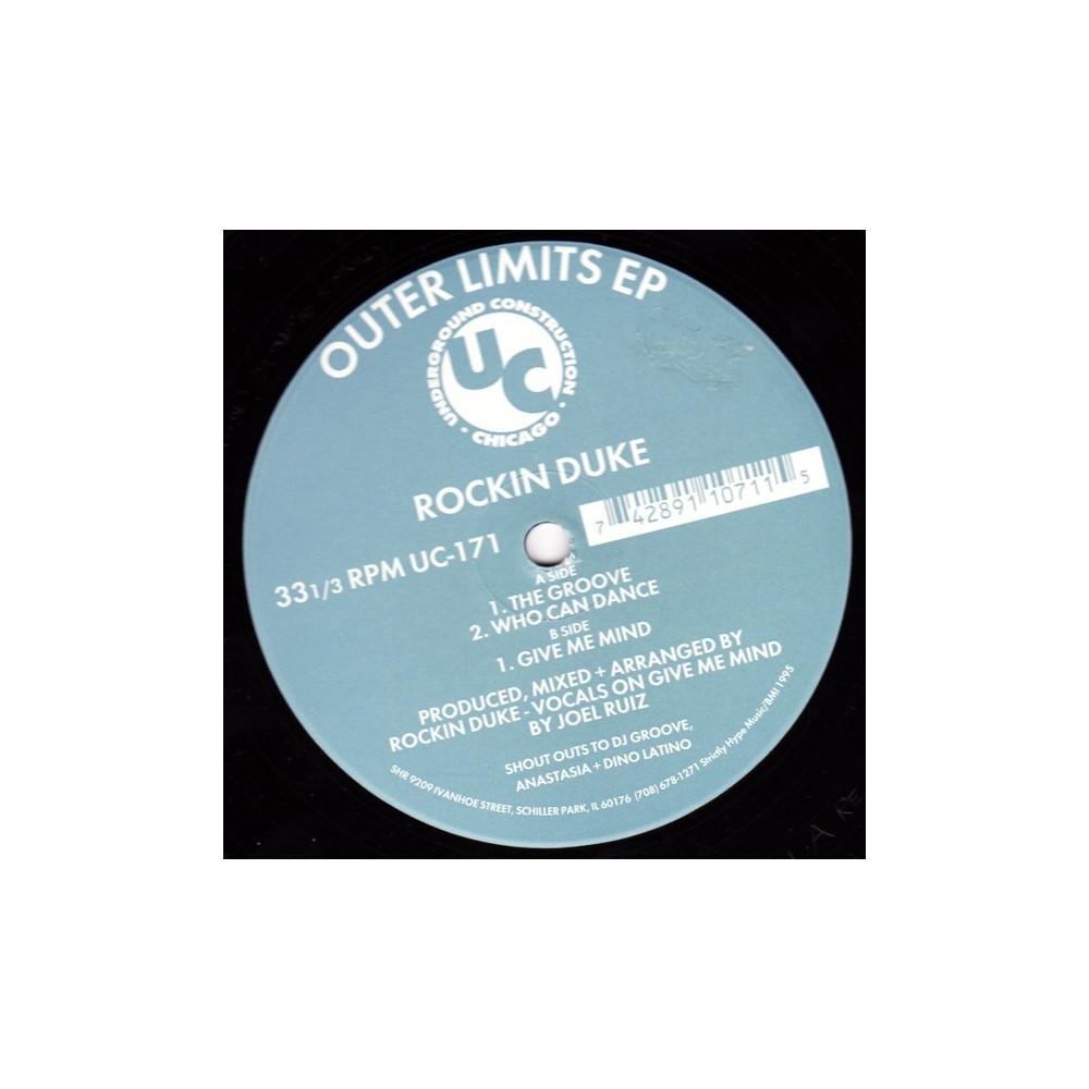 Dave Rockin Duke ‎– Outer Limits EP 