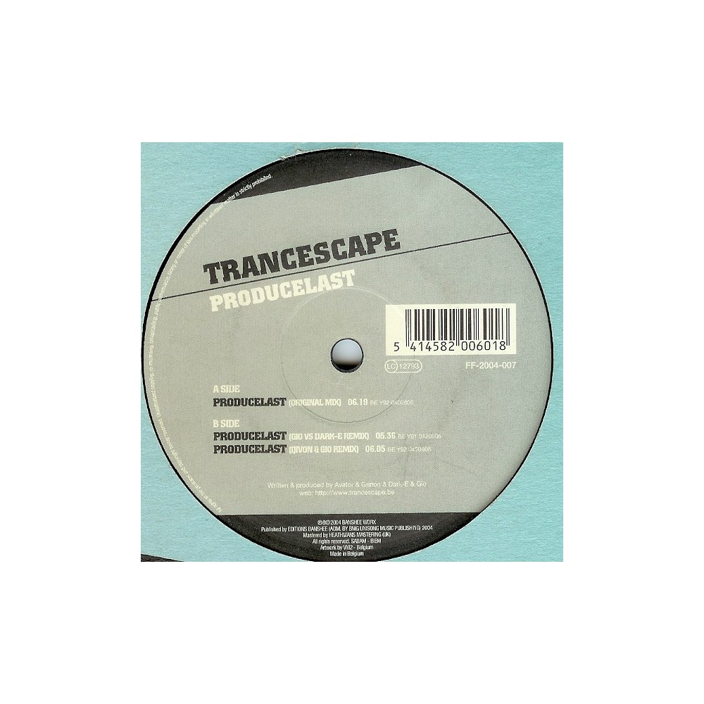 Trancescape ‎– Producelast 
