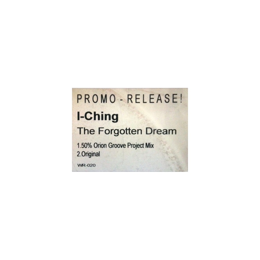 I-Ching ‎– The Forgotten Dream (BUSCADISIMO¡¡)