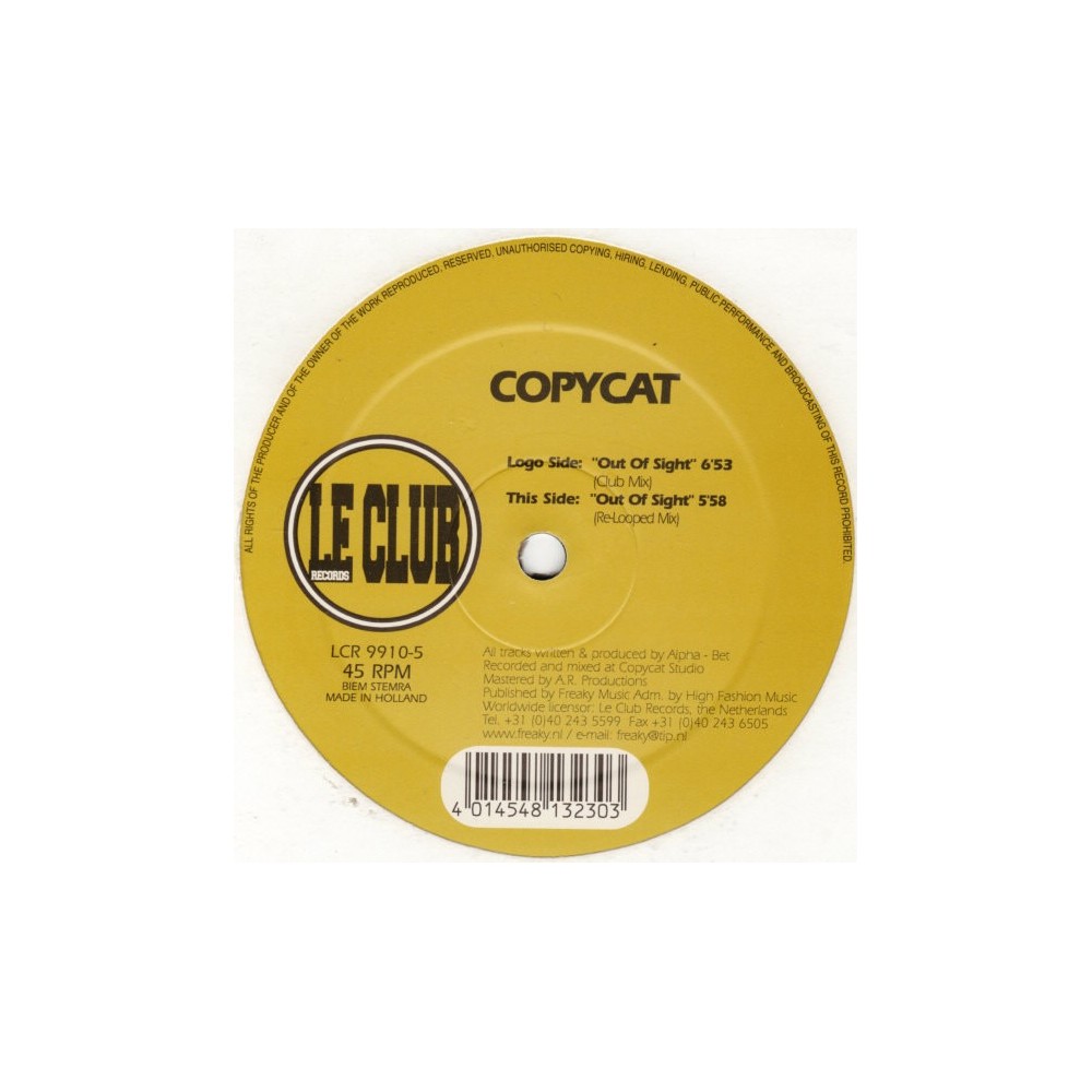 Copycat ‎– Out Of Sight 