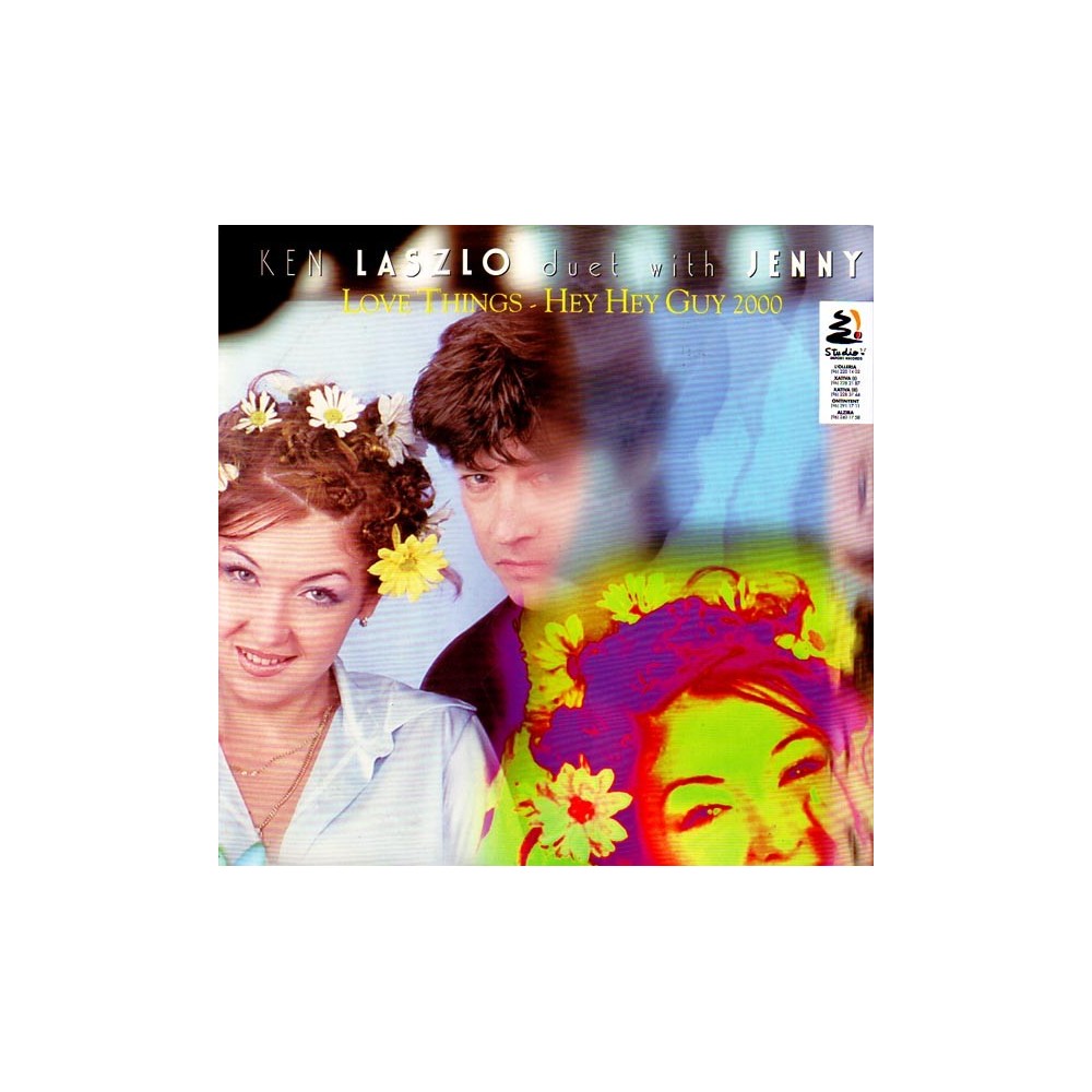 Ken Laszlo Duet With Jenny - Love Things / Hey Hey Guy 2000(2 Mano,original con portada¡¡)