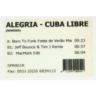 Alegria  ‎– Cuba Libre (Remixes)