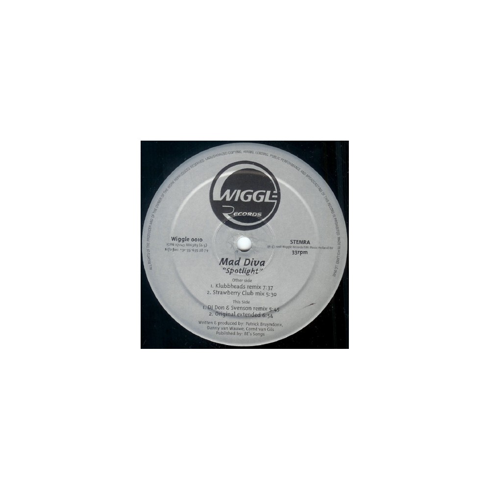 Mad Diva ‎– Spotlight (BASUCO¡)