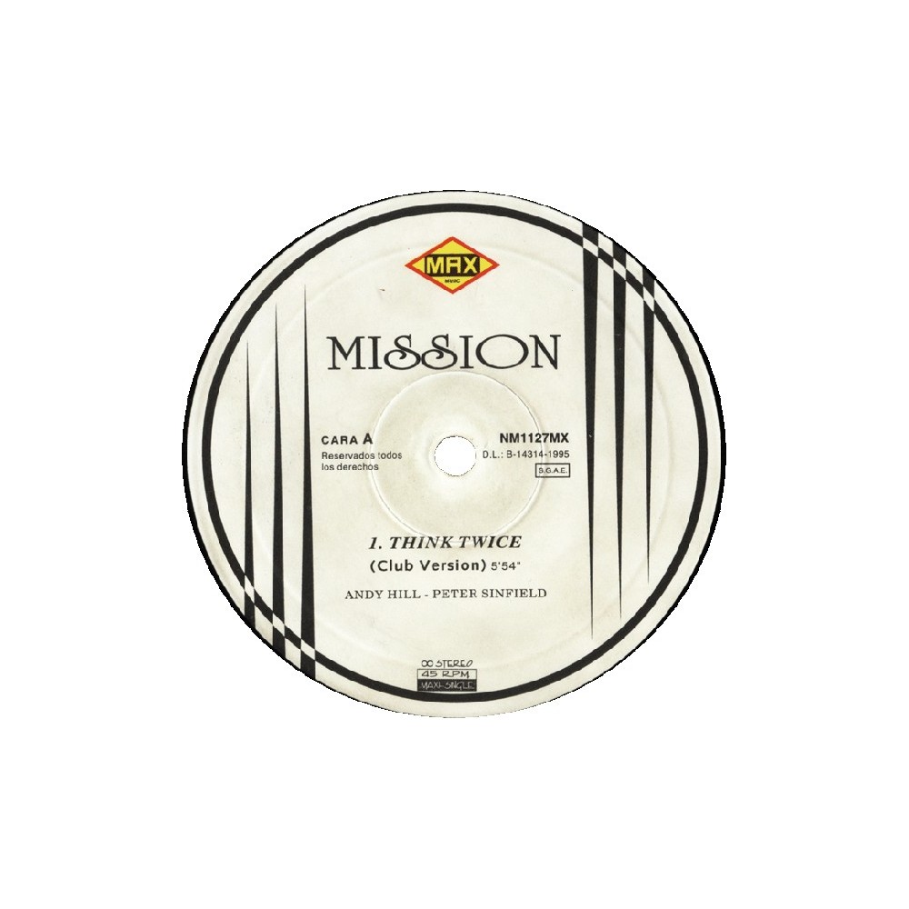 Mission – Think Twice (DISCO ORIGINAL¡¡)
