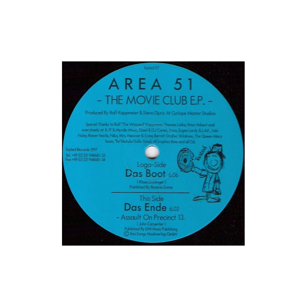 Area 51  ‎– The Movie Club EP (IMPORT)