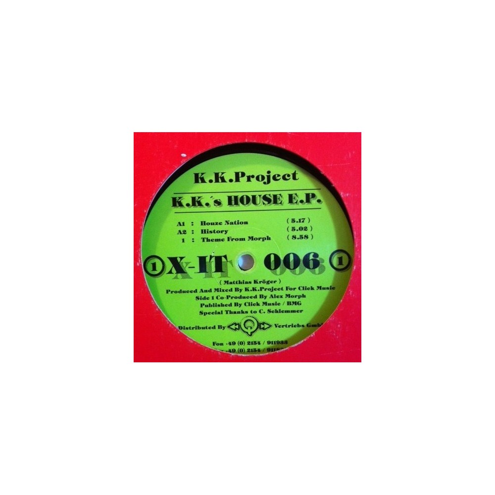 KK Project ‎– K K 's House EP 