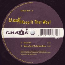 DJ JamX ‎– Keep It That Way