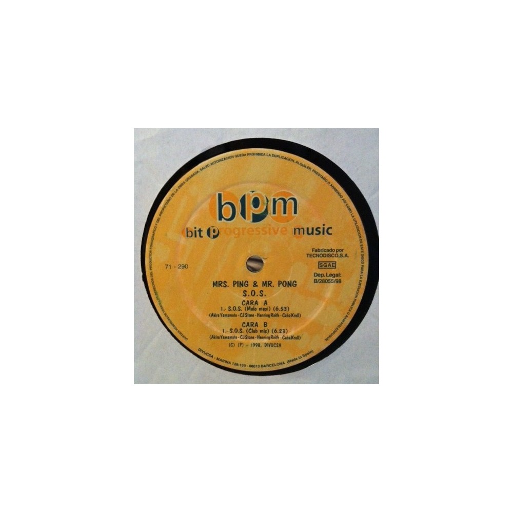 Mrs Ping & Mr Pong ‎– SOS (NACIONAL)