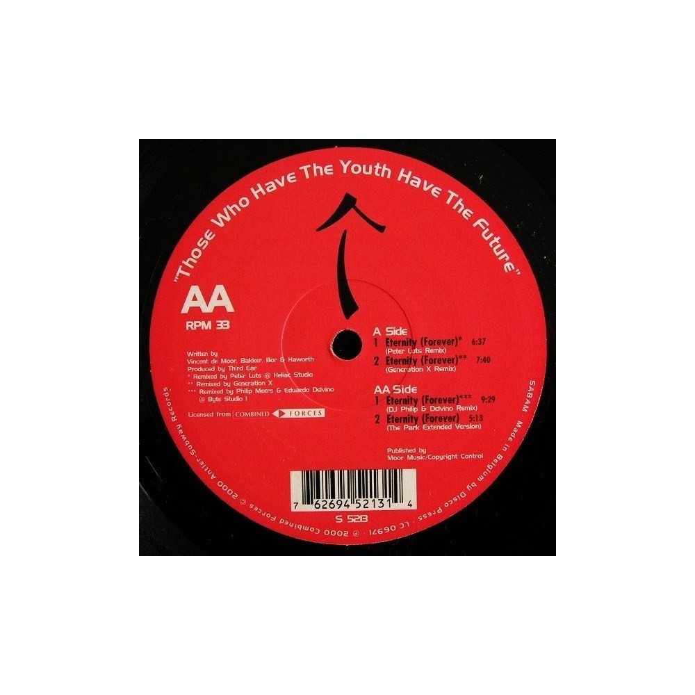 Vincent De Moor ‎– Eternity (Forever)