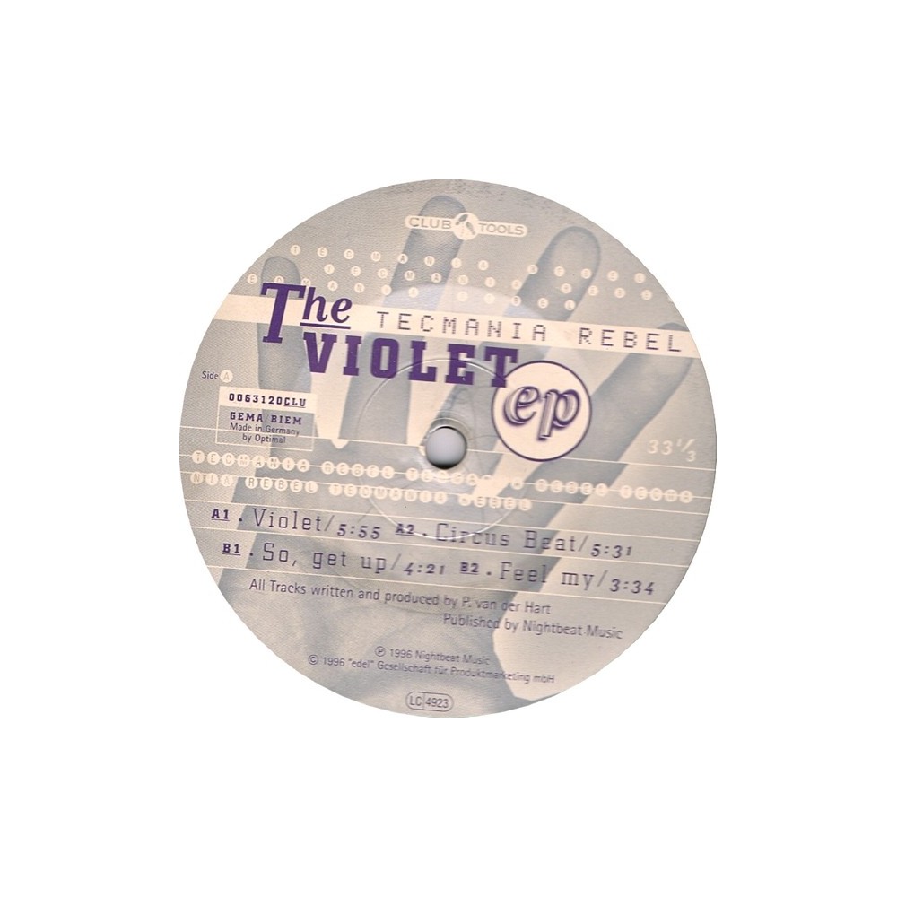 Tecmania Rebel - The Violet EP (EDICIÓN ALEMANA)