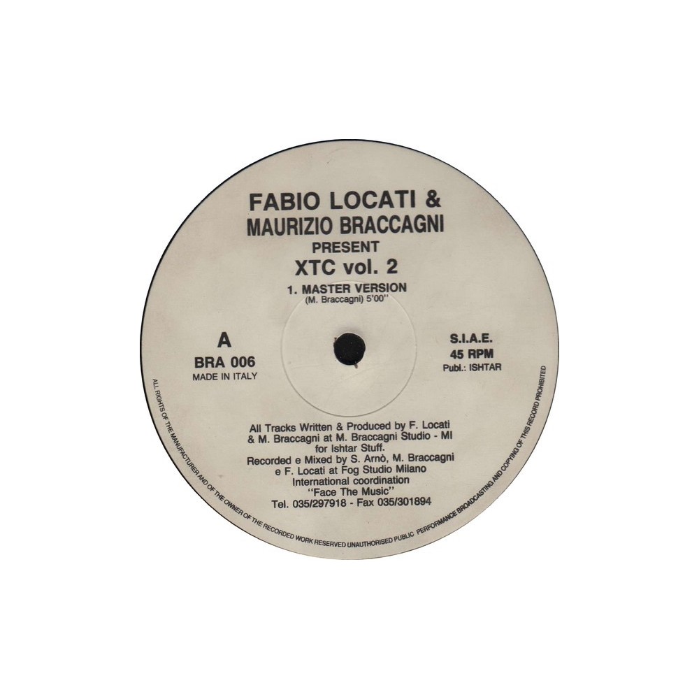 Fabio Locati & Maurizio Braccagni ‎– XTC Vol. 2 (IMPORT)