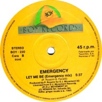 Emergency – Let Me Be (BOY RECORDS)