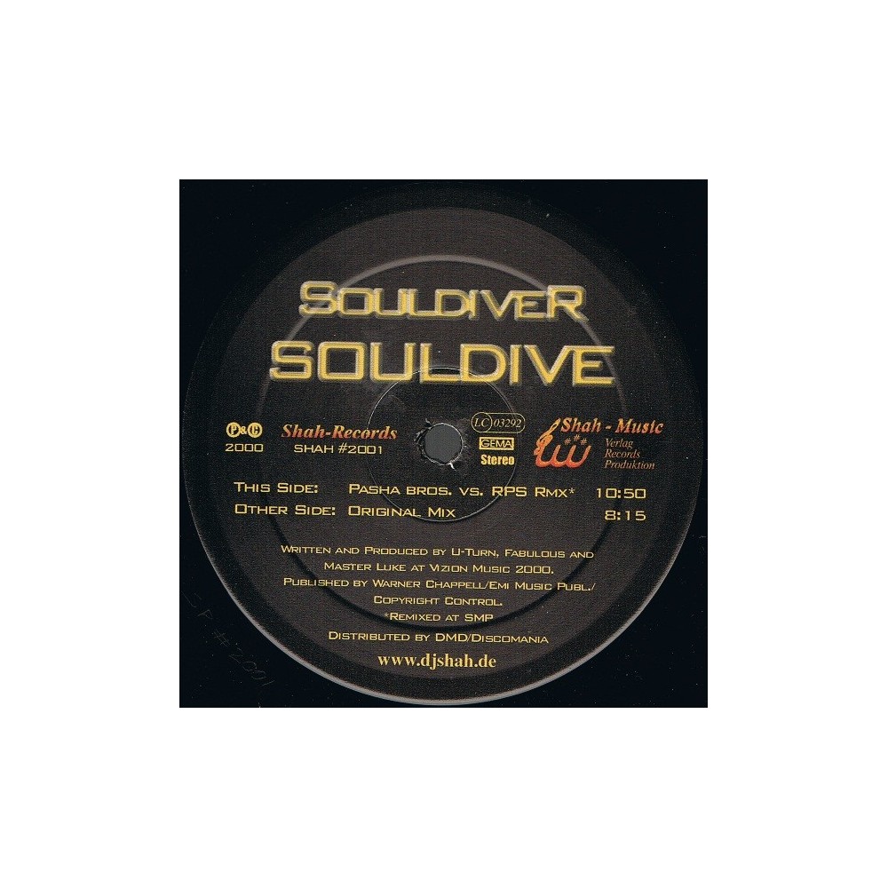 Souldiver ‎– Souldive (TEMAZO SOUND FACTORY¡¡)