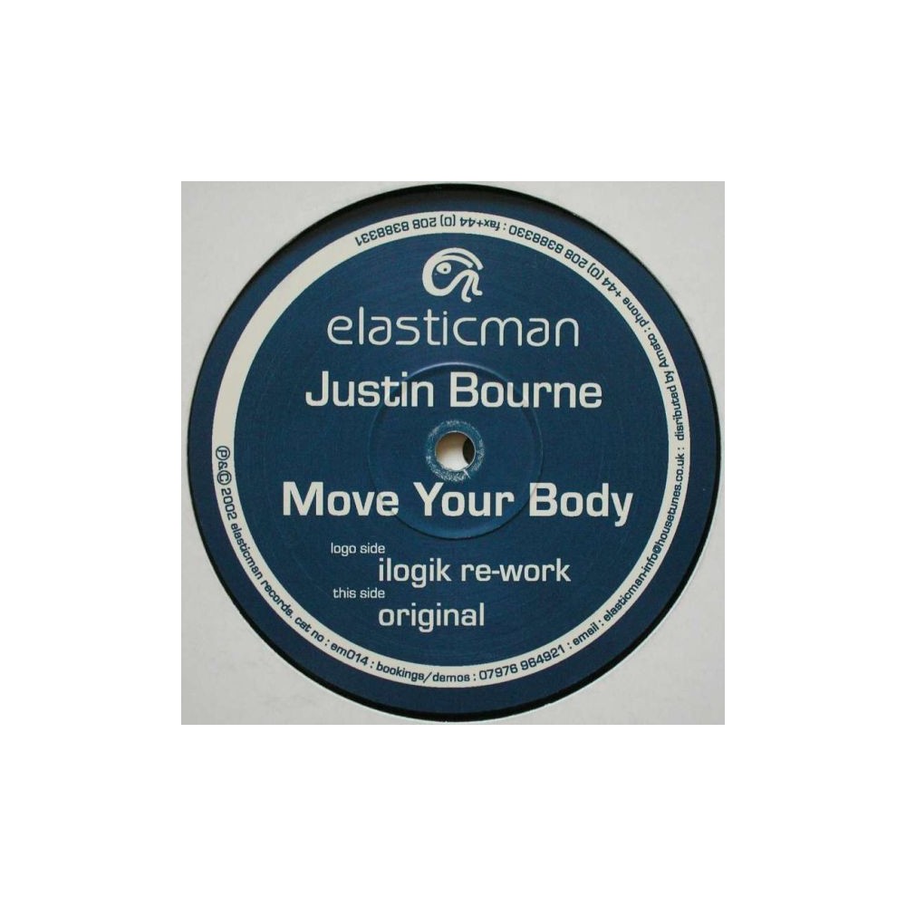  Justin Bourne ‎– Move Your Body 
