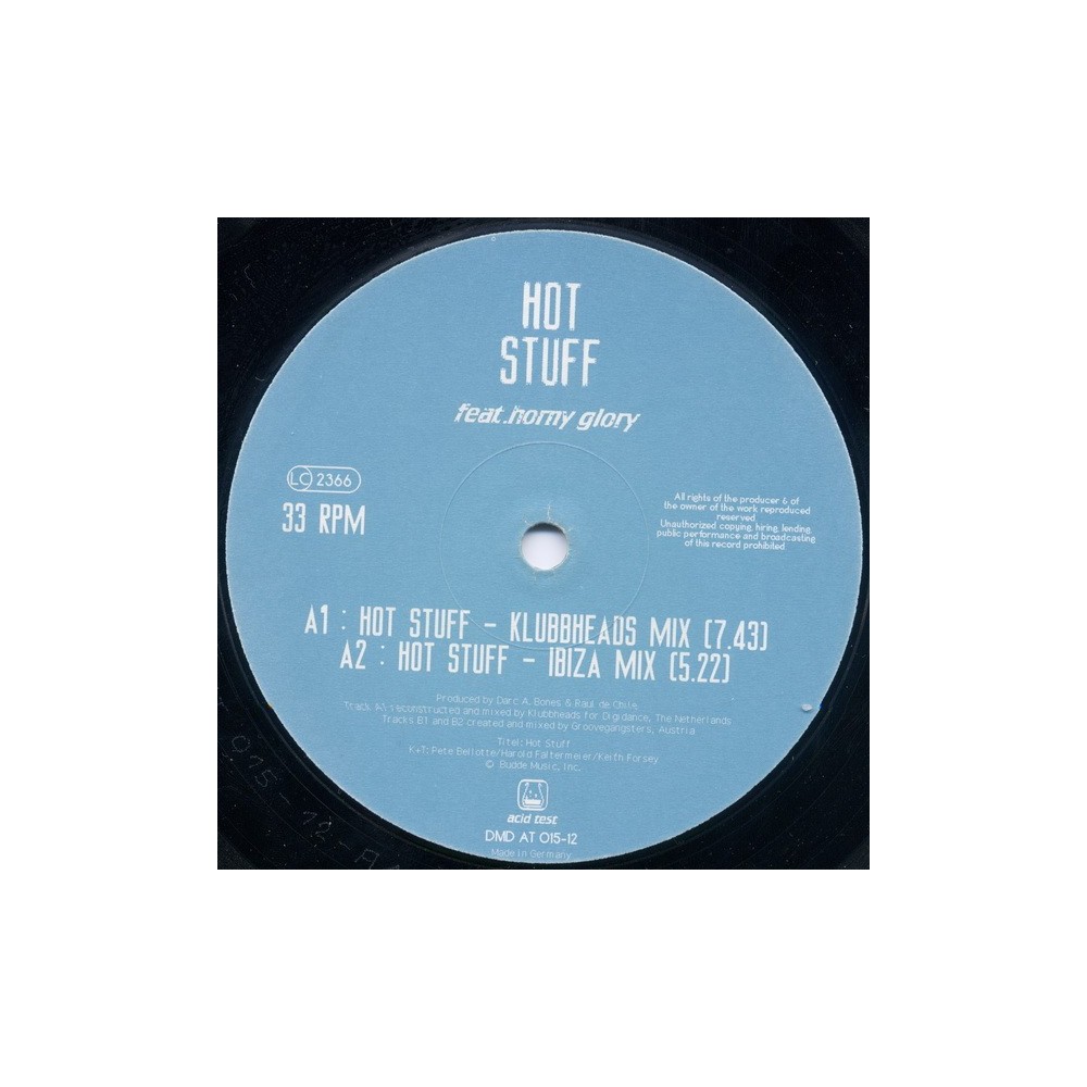 Hot Stuff Feat. Horny Glory ‎– Hot Stuff (ROLLAZO DEL 98¡)