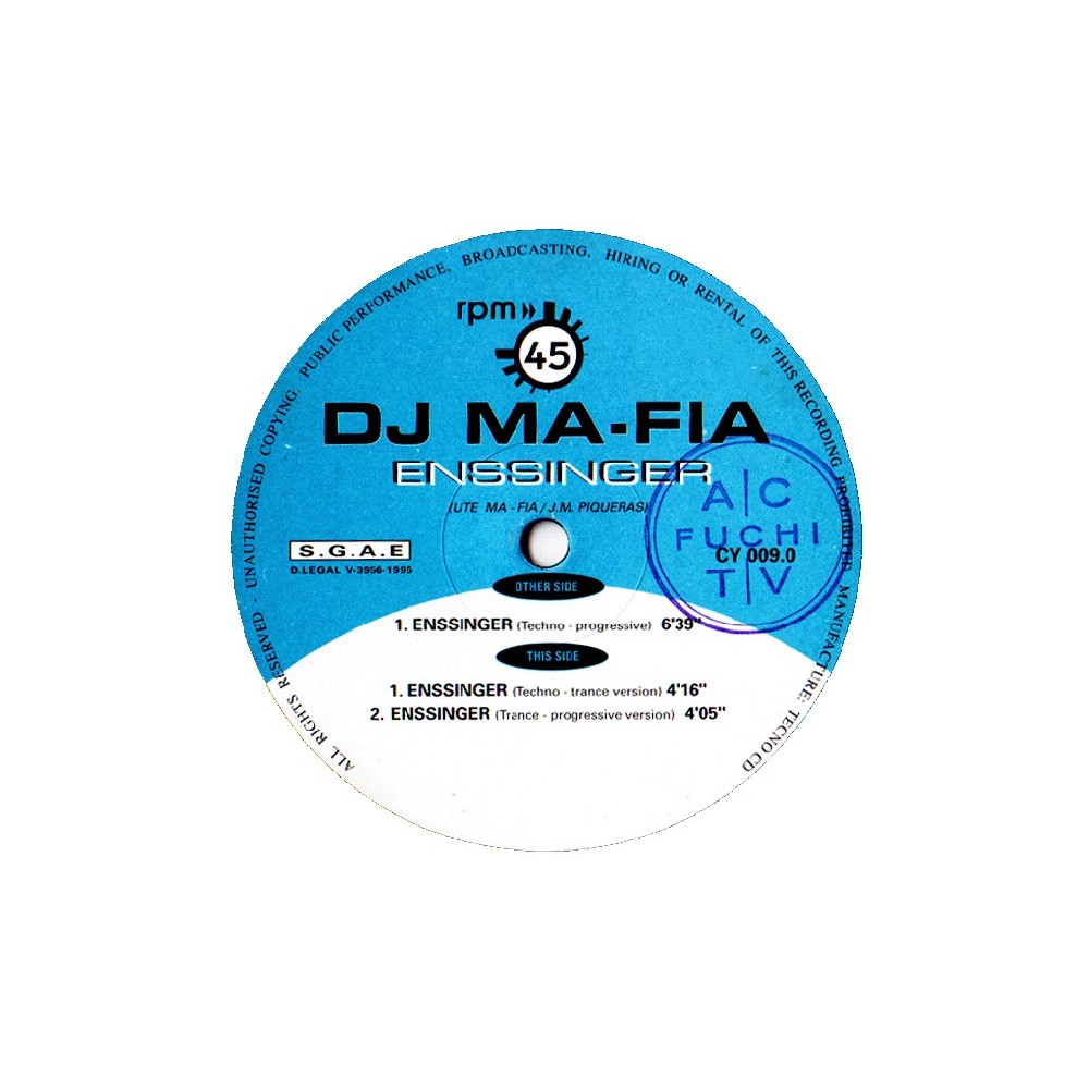 DJ Mafia - Enssinger