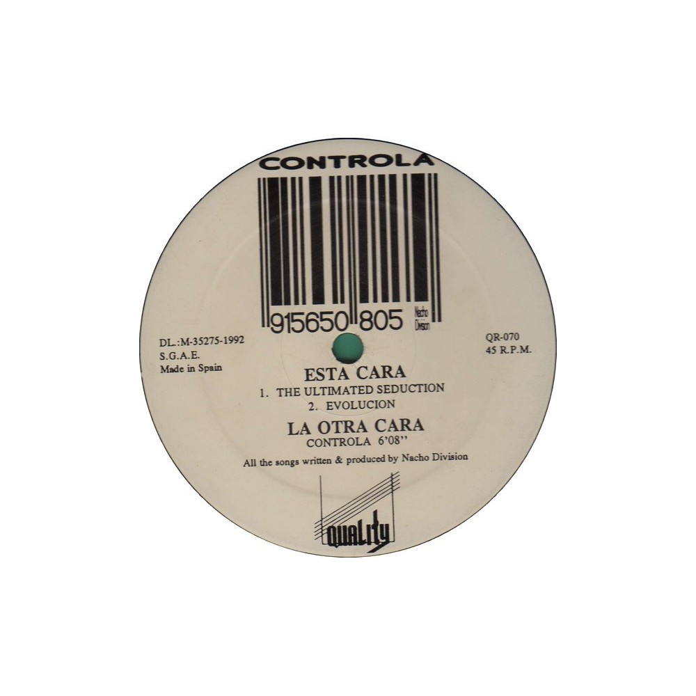 Nacho Division – Controla (DISCO ORIGINAL)