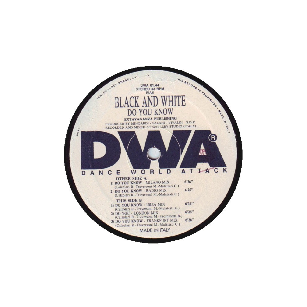 Black And White – Do You Know 