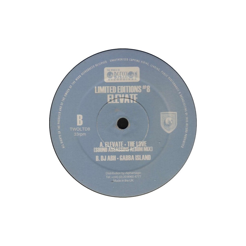Elevate  / DJ ABH ‎– The Love / Gabba Island (MAKINA)