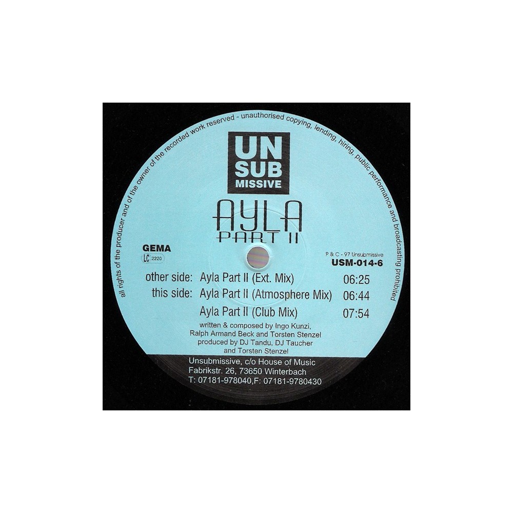 Ayla ‎– Ayla Part 2